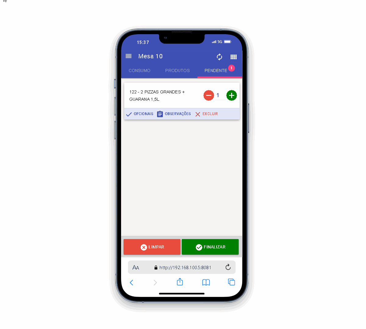 Comanda Eletrônica - Fácil uso e mobilidade